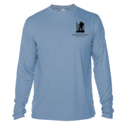 Appalachian Trail Diamond Topo  Long Sleeve Microfiber Men's T-Shirt