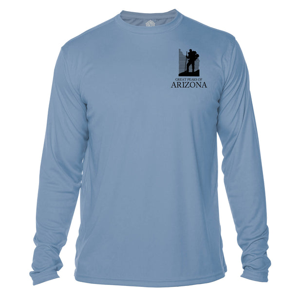 Arizona Diamond Topo  Long Sleeve Microfiber Men's T-Shirt