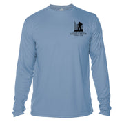 Grand Canyon National Park Diamond Topo Long Sleeve Microfiber Men's T-Shirt