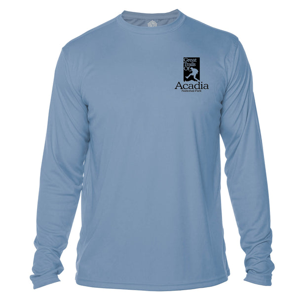 Acadia National Park Great Trails Long Sleeve Microfiber Men's T-Shirt