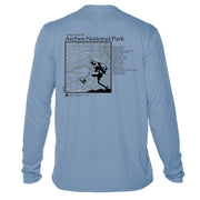 Arches National Park Great Trails Long Sleeve Microfiber Men's T-Shirt