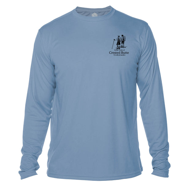 Crested Butte Great Trails Long Sleeve Microfiber Men's T-Shirt