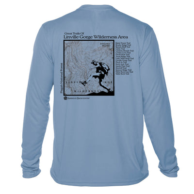 Linville Gorge Great Trails Long Sleeve Microfiber Men's T-Shirt