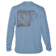 Grand Canyon National Park Great Trails Long Sleeve Microfiber Men's T-Shirt