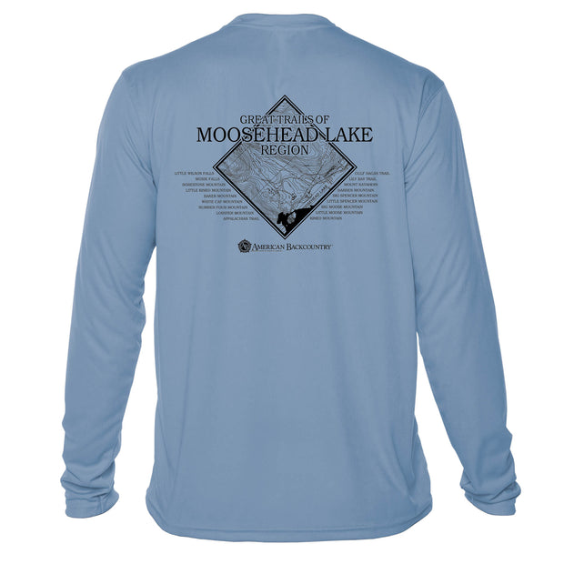 Moosehead Lake Great Trails Long Sleeve Microfiber Men's T-Shirt