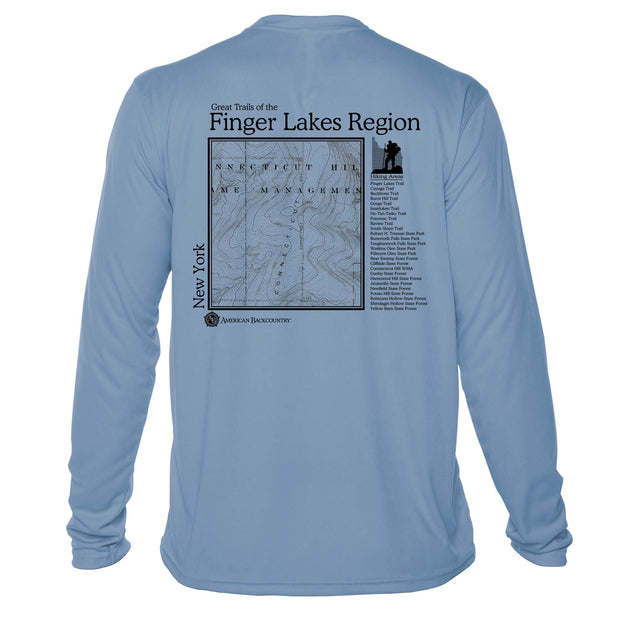 Finger Lakes Great Trails Long Sleeve Microfiber Men's T-Shirt