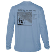 Pfeiffer State Park Great Trails Long Sleeve Microfiber Men's T-Shirt