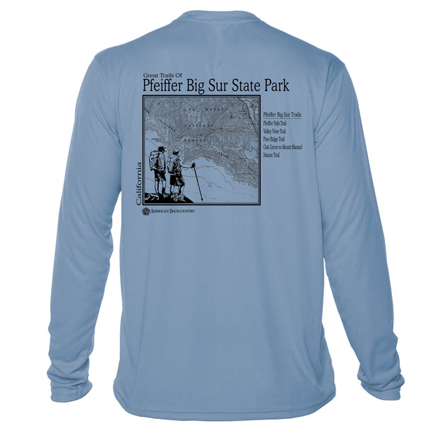 Pfeiffer State Park Great Trails Long Sleeve Microfiber Men's T-Shirt