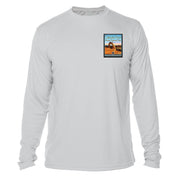 Delicate Arch National Park Vintage Destinations Long Sleeve Men's Microfiber Men's T-Shirt