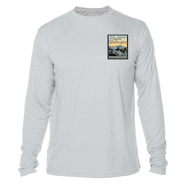 Mount Washington Vintage Destinations Long Sleeve Men's Microfiber Men's T-Shirt