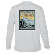 Denali National Park Vintage Destinations Long Sleeve Men's Microfiber Men's T-Shirt