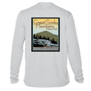Smoky Mountain National Park Vintage Destinations Long Sleeve Men's Microfiber Men's T-Shirt