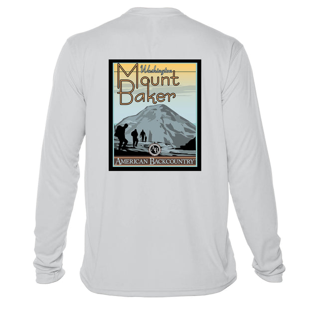 Mount Baker Vintage Destinations Long Sleeve Men's Microfiber Men's T-Shirt