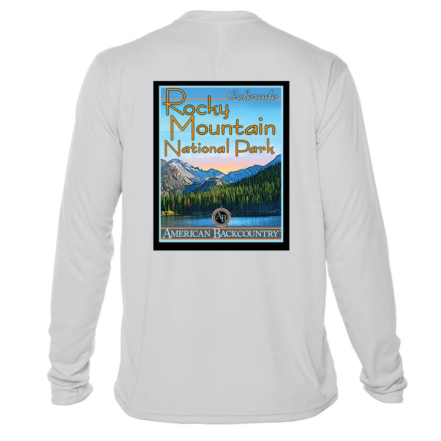 Rocky Mountain National Park Vintage Destinations Long Sleeve Men's Microfiber Men's T-Shirt