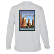 Cathedral Rocks Vintage Destinations Long Sleeve Men's Microfiber Men's T-Shirt