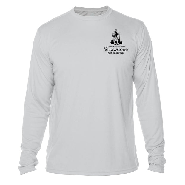 Yellowstone National Park Classic Backcountry Long Sleeve Microfiber Men's T-Shirt