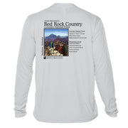 Red Rock Country Classic Backcountry Long Sleeve Microfiber Men's T-Shirt