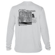 Cadillac Mountain Classic Mountain Long Sleeve Microfiber Men's T-Shirt