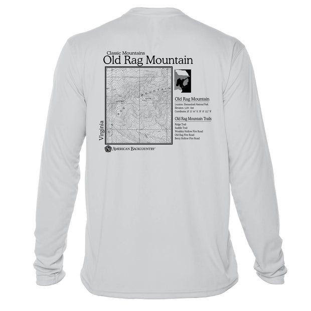 Pikes Peak Classic Mountain Long Sleeve Microfiber Men's T-Shirt