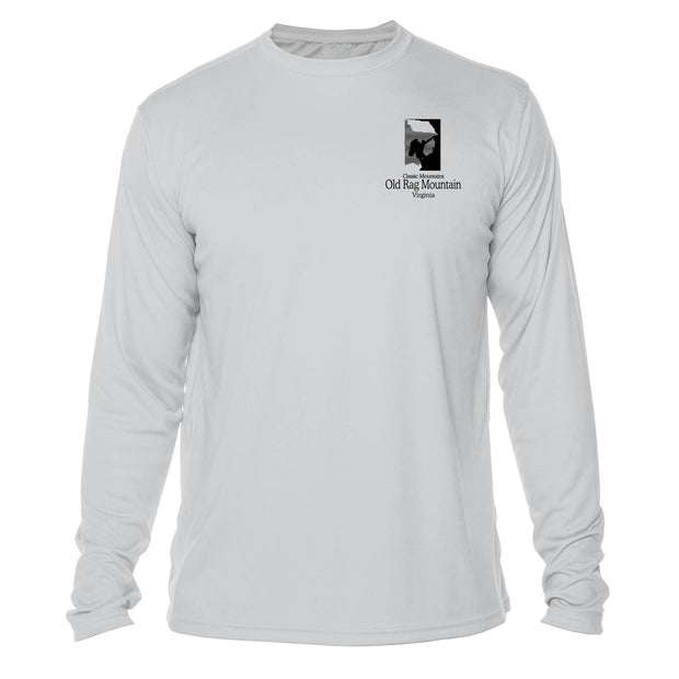 Pikes Peak Classic Mountain Long Sleeve Microfiber Men's T-Shirt