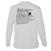 Mount Jefferson Classic Mountain Long Sleeve Microfiber Men's T-Shirt