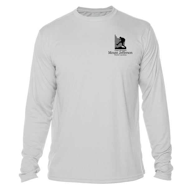 Mount Jefferson Classic Mountain Long Sleeve Microfiber Men's T-Shirt