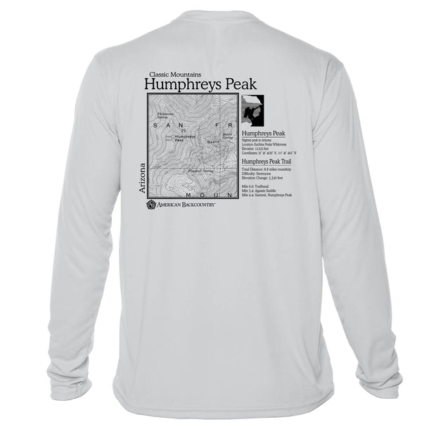 Humphrey's Peak Classic Mountain Long Sleeve Microfiber Men's T-Shirt