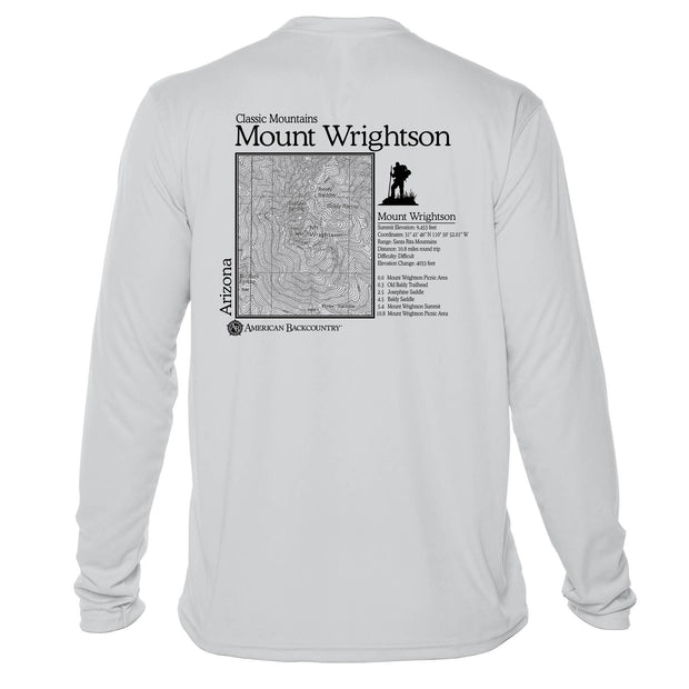 Mount Wrightson Classic Mountain Long Sleeve Microfiber Men's T-Shirt