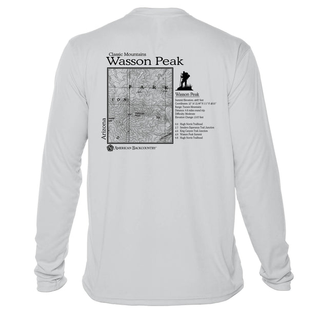 Wasson Peak Classic Mountain Long Sleeve Microfiber Men's T-Shirt