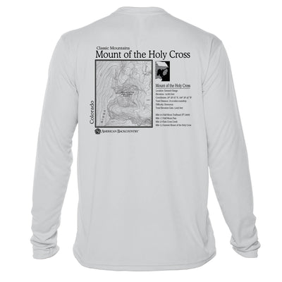 Mount Of Holy Cross Classic Mountain Long Sleeve Microfiber Men's T-Shirt