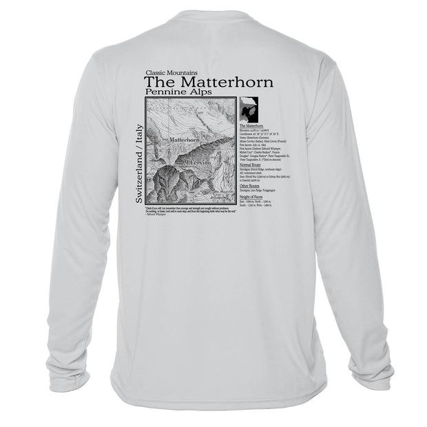 Matterhorn Classic Mountain Long Sleeve Microfiber Men's T-Shirt