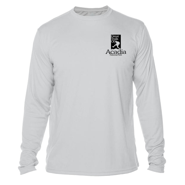 Acadia National Park Great Trails Long Sleeve Microfiber Men's T-Shirt