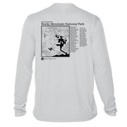 Rocky Mountain National Park Great Trails Long Sleeve Microfiber Men's T-Shirt