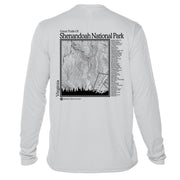 Shenandoah National Park Great Trails Long Sleeve Microfiber Men's T-Shirt