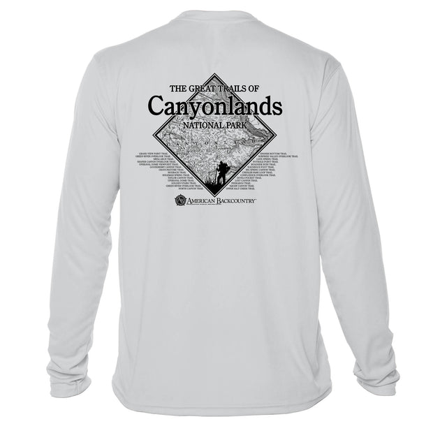 Canyonlands Great Trails Long Sleeve Microfiber Men's T-Shirt