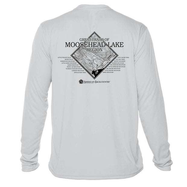 Moosehead Lake Great Trails Long Sleeve Microfiber Men's T-Shirt