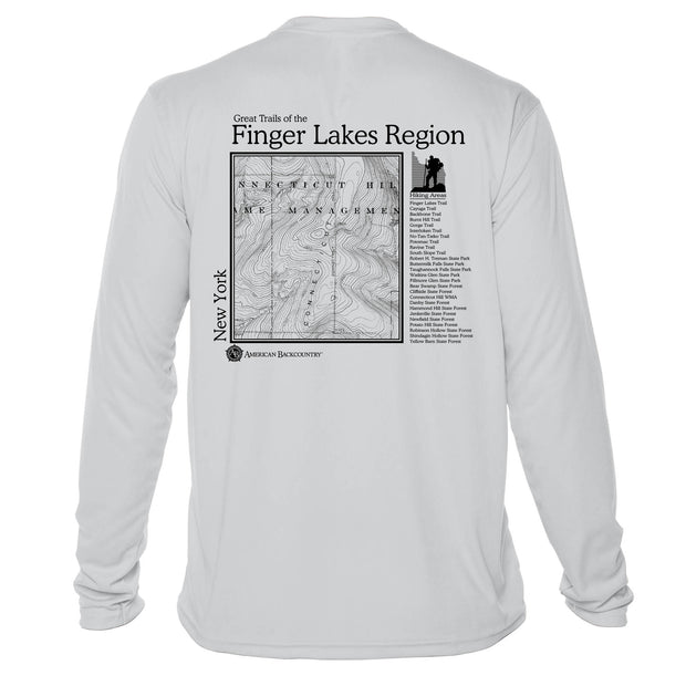 Finger Lakes Great Trails Long Sleeve Microfiber Men's T-Shirt