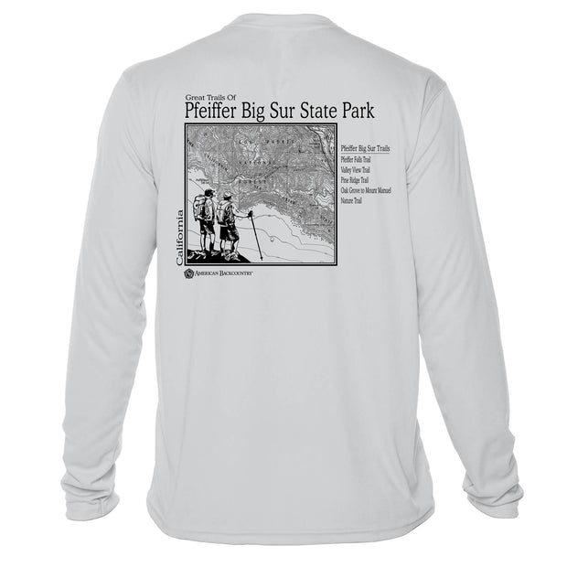 Pfeiffer State Park Great Trails Long Sleeve Microfiber Men's T-Shirt