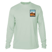 Delicate Arch National Park Vintage Destinations Long Sleeve Men's Microfiber Men's T-Shirt