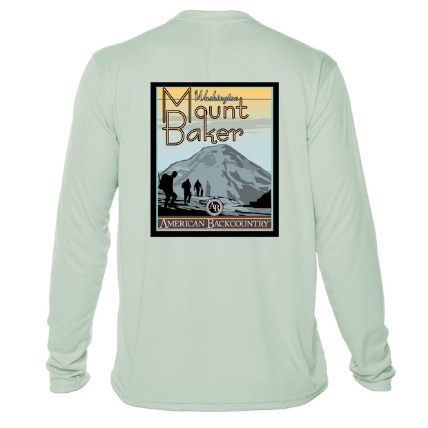 Mount Baker Vintage Destinations Long Sleeve Men's Microfiber Men's T-Shirt