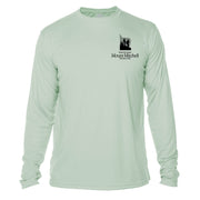 Mount Mitchell Classic Mountain Long Sleeve Microfiber Men's T-Shirt