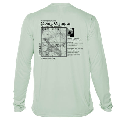 Mount Olympus Classic Mountain Long Sleeve Microfiber Men's T-Shirt