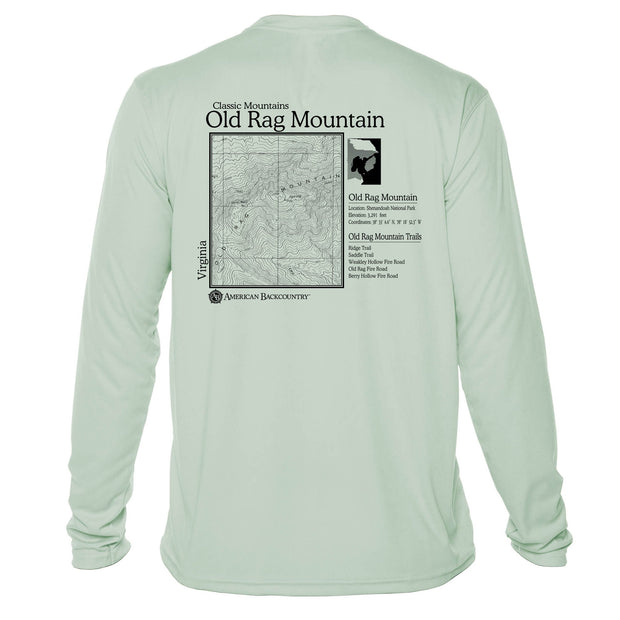 Pikes Peak Classic Mountain Long Sleeve Microfiber Men's T-Shirt