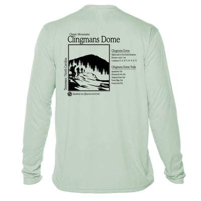 Clingmans Dome Classic Mountain Long Sleeve Microfiber Men's T-Shirt