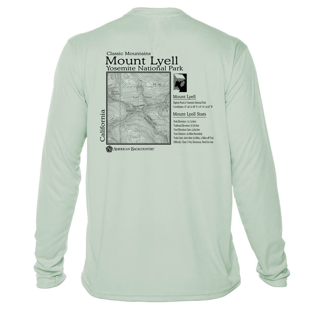 Mount Lyell Classic Mountain Long Sleeve Microfiber Men's T-Shirt