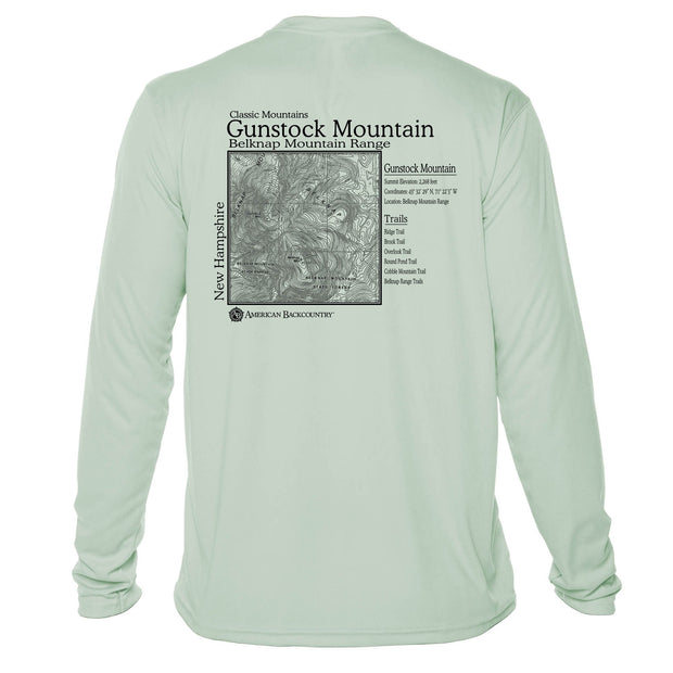 Gunstock Mountain Classic Mountain Long Sleeve Microfiber Men's T-Shirt