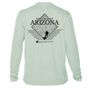 Arizona Diamond Topo  Long Sleeve Microfiber Men's T-Shirt