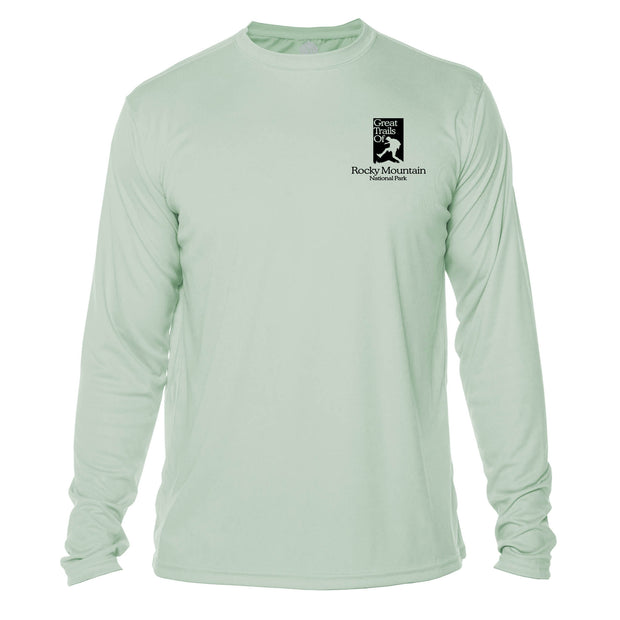 Rocky Mountain National Park Great Trails Long Sleeve Microfiber Men's T-Shirt