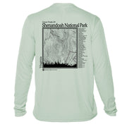 Shenandoah National Park Great Trails Long Sleeve Microfiber Men's T-Shirt