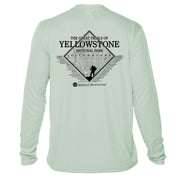 Yellowstone National Park Great Trails Long Sleeve Microfiber Men's T-Shirt